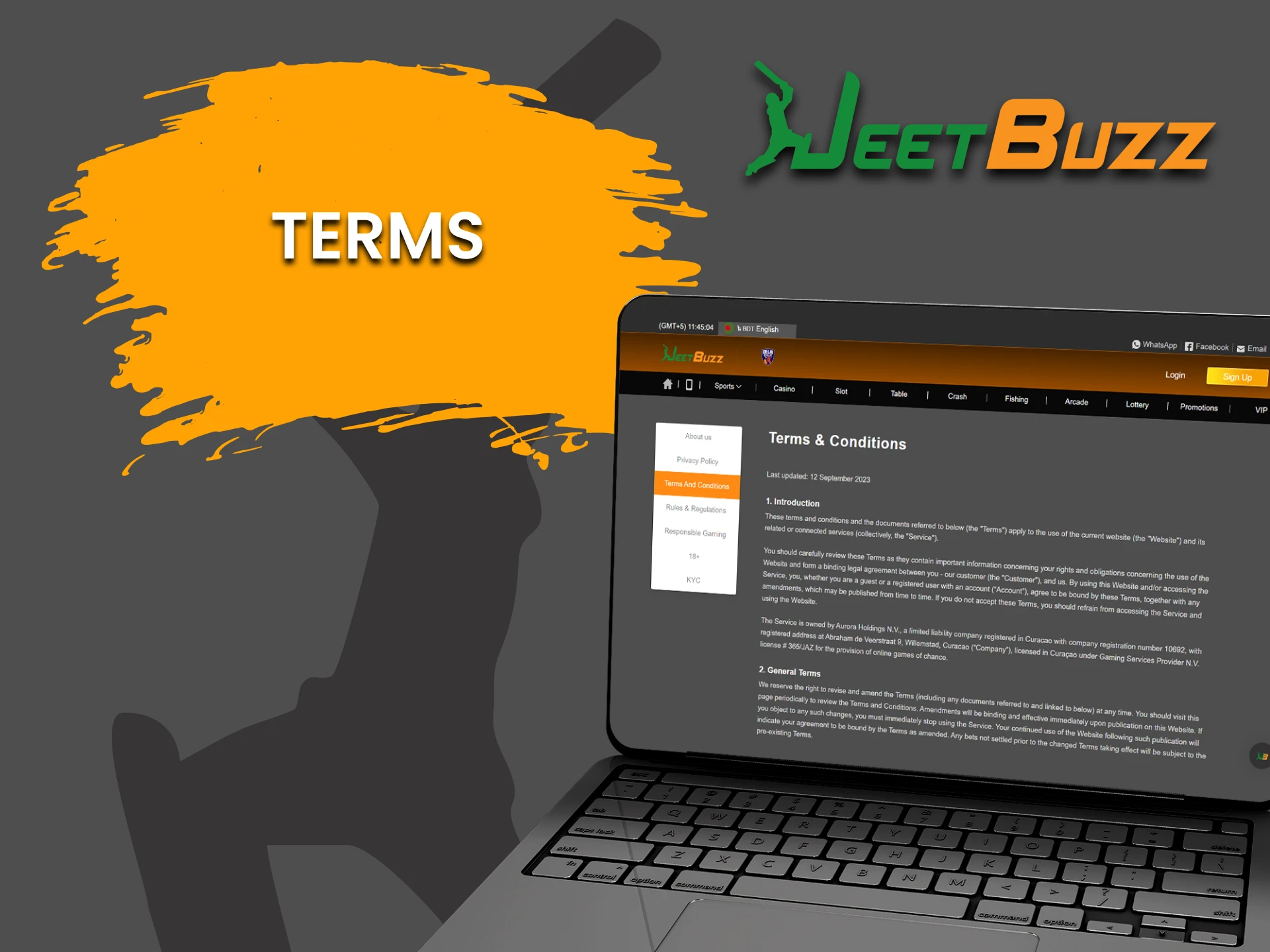 Learn bonus terms and conditions on JeetBuzz.