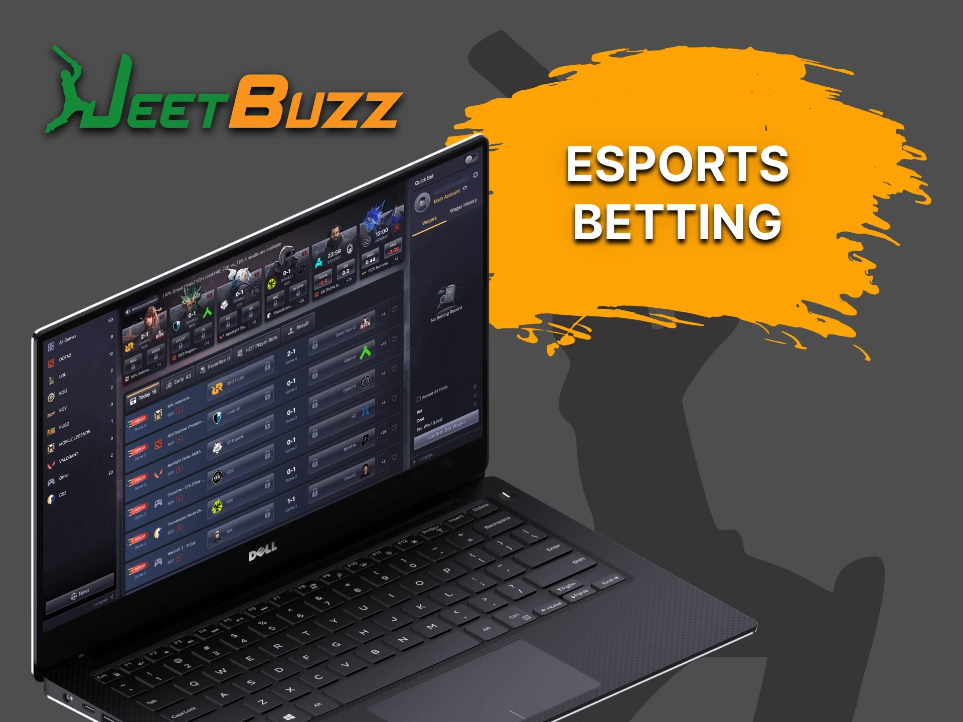 Bet on ESports tournaments at JeetBuzz platform.